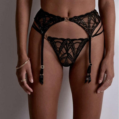 Aubade My Desire Suspender Belt in Secret Date IC50-Garter Belt-Aubade Paris-Secret Date-XSmall-Anna Bella Fine Lingerie, Reveal Your Most Gorgeous Self!