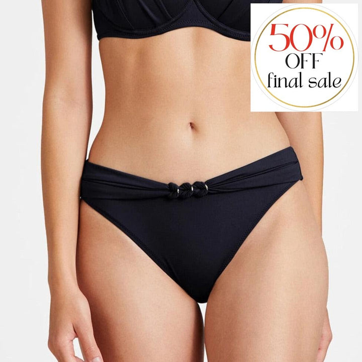 Aubade Ocean Cruise Brazilan Brief IR22-Swimwear-Aubade Paris-Black-XSmall-Anna Bella Fine Lingerie, Reveal Your Most Gorgeous Self!