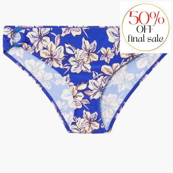 Aubade Parfums D'Ete' Brazilian Bikini Brief In Blue TU22-Anna Bella Fine Lingerie-Floral Glycine Blue-XSmall-