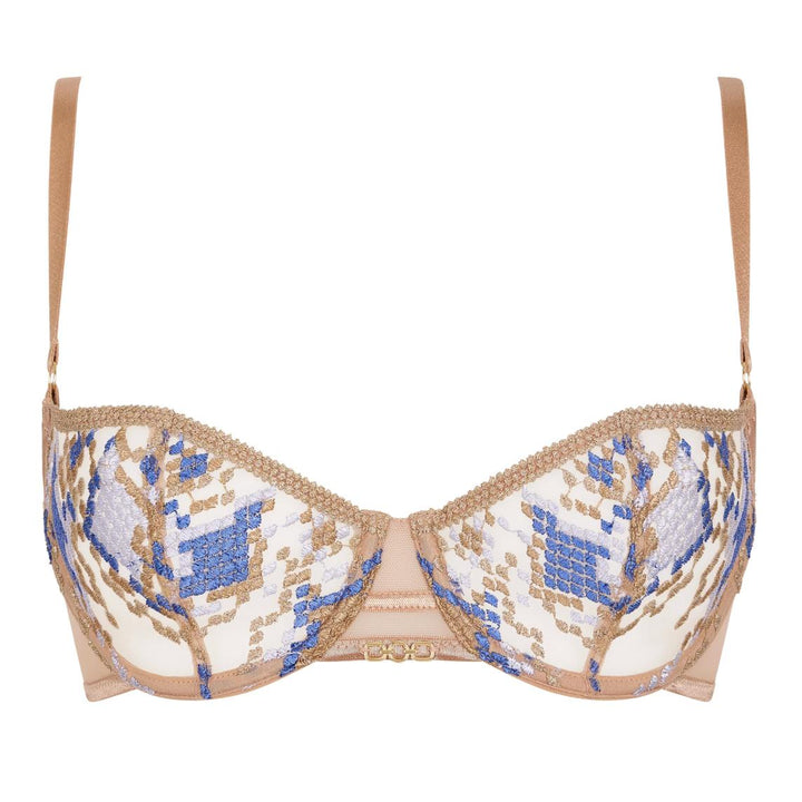 Aubade Poetic Delights Half Cup Bra 6GF14-Bras-Aubade Paris-Skyway-32-B-Anna Bella Fine Lingerie, Reveal Your Most Gorgeous Self!