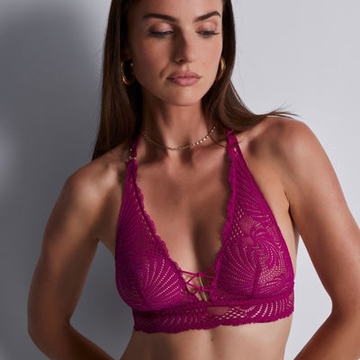 Aubade Rhythm of Desire Bralette 2A10B-Bralette-Aubade-Radiant Pink-XSmall-Anna Bella Fine Lingerie, Reveal Your Most Gorgeous Self!