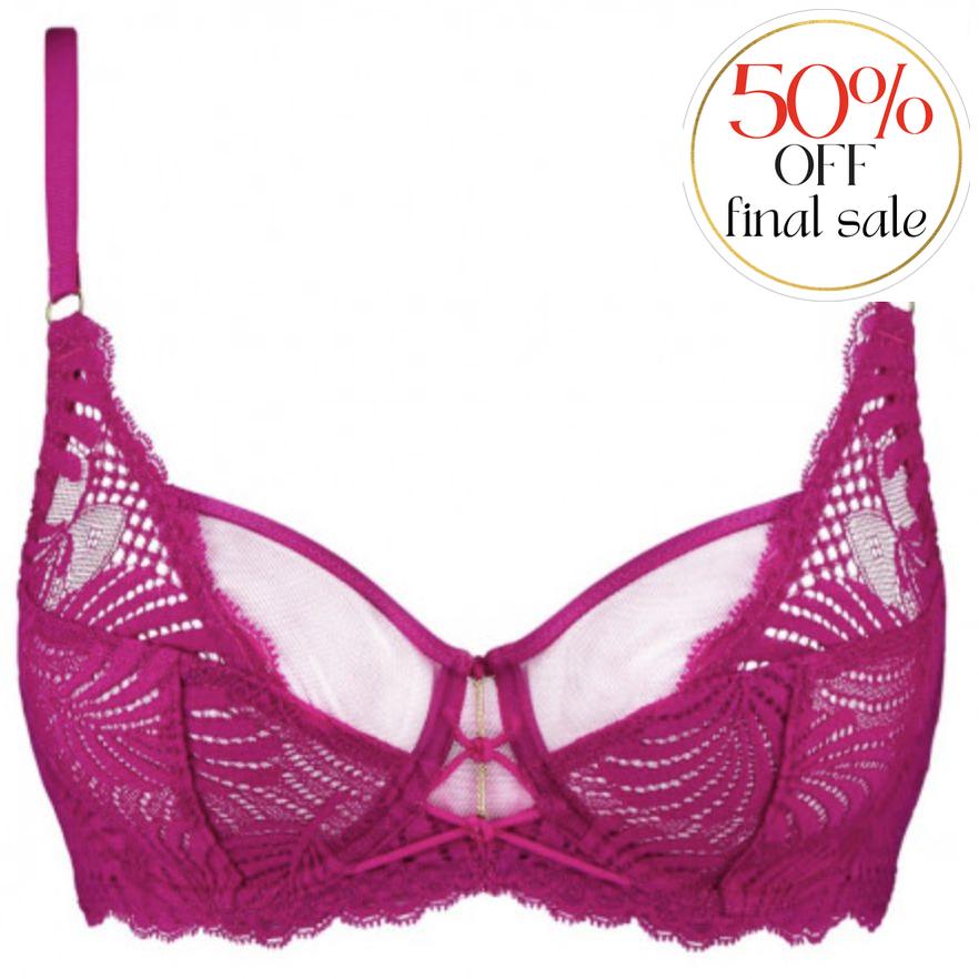 Aubade Rhythm of Desire Full Cup Bra 2AN13-1-Bras-Aubade Paris-Radiant Pink-34-C-Anna Bella Fine Lingerie, Reveal Your Most Gorgeous Self!