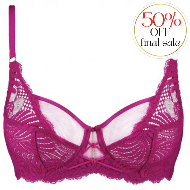 Aubade Rhythm of Desire Full Cup Bra 2AN13-1-Bras-Aubade Paris-Radiant Pink-34-C-Anna Bella Fine Lingerie, Reveal Your Most Gorgeous Self!