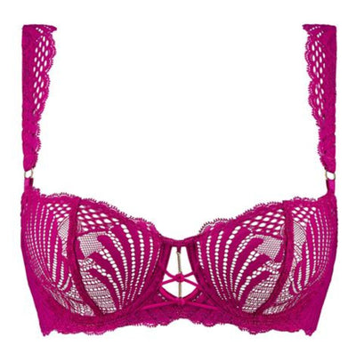 Aubade Rhythm of Desire Half Cup Bra 2AF14-Anna Bella Fine Lingerie-Radient Pink-32-E