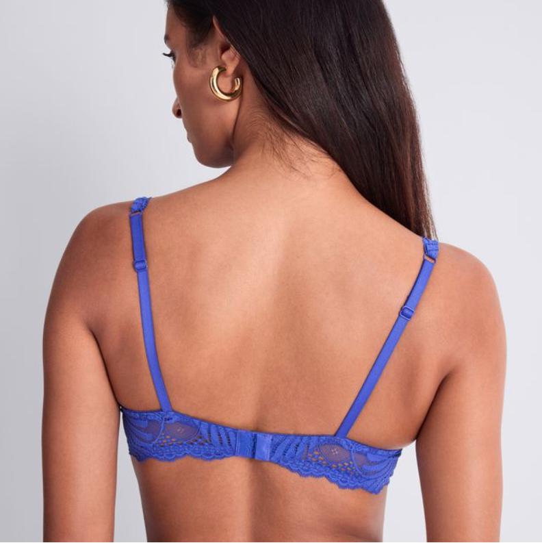 Aubade Rhythm of Desire Half Cup Bra 2AF14 in Cyclades-Bras-Aubade Paris-Cyclades-32-B-Anna Bella Fine Lingerie, Reveal Your Most Gorgeous Self!