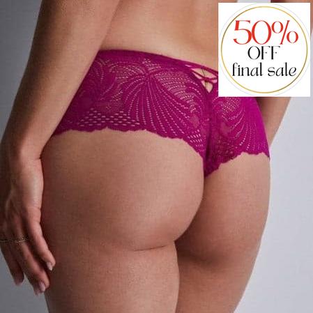 Aubade Rhythm of Desire St. Tropez Brief 2A70-Panties-Aubade Paris-Radiant Pink-XSmall-Anna Bella Fine Lingerie, Reveal Your Most Gorgeous Self!
