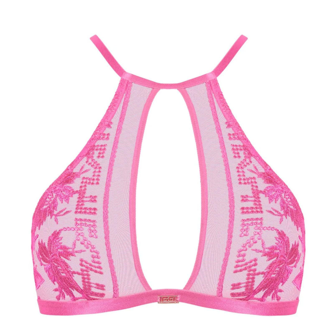 Aubade Rules of Attraction Brassiere in Exciting Pink 4B03-Bralette-Aubade Paris-Exciting Pink-XSmall-Anna Bella Fine Lingerie, Reveal Your Most Gorgeous Self!