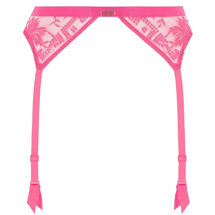 Aubade Rules of Attraction Suspender Belt 4B50-Garter Belt-Aubade Paris-Exciting Pink-XSmall-Anna Bella Fine Lingerie, Reveal Your Most Gorgeous Self!