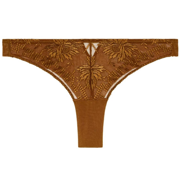 Aubade Rules of Attraction Tanga in Golden Shadow 4B26-Panties-Aubade Paris-Golden Shadow-XSmall-Anna Bella Fine Lingerie, Reveal Your Most Gorgeous Self!