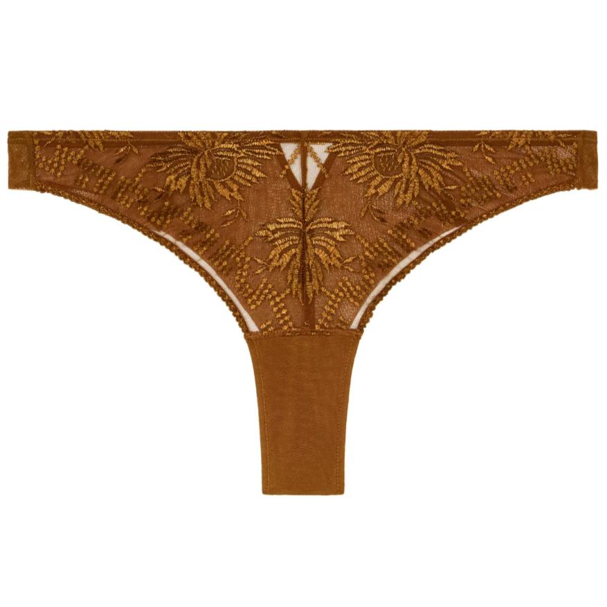Aubade Rules of Attraction Tanga in Golden Shadow 4B26-Panties-Aubade Paris-Golden Shadow-XSmall-Anna Bella Fine Lingerie, Reveal Your Most Gorgeous Self!