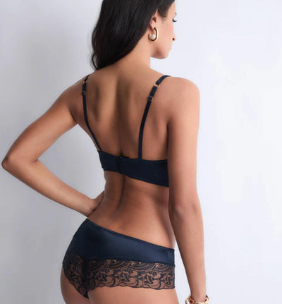 Aubade Satin Memories Bustier Bra 5C36 in Deep Sea-Anna Bella Fine Lingerie-Deep Sea-30-E
