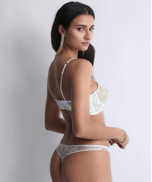 Aubade Satin Memories Tanga 5C26 in Artic Blue-Panties-Aubade Paris-Artic Blue-XSmall-Anna Bella Fine Lingerie, Reveal Your Most Gorgeous Self!