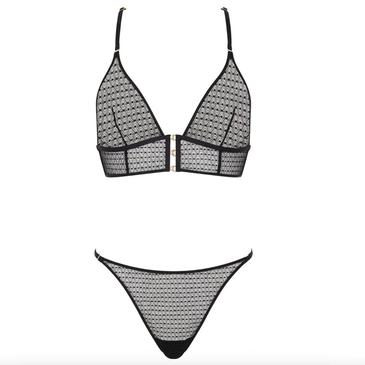 Aubade Secret Language Bra Panty Set PO80E-5-Seduction-Aubade Paris-Anna Bella Fine Lingerie, Reveal Your Most Gorgeous Self!