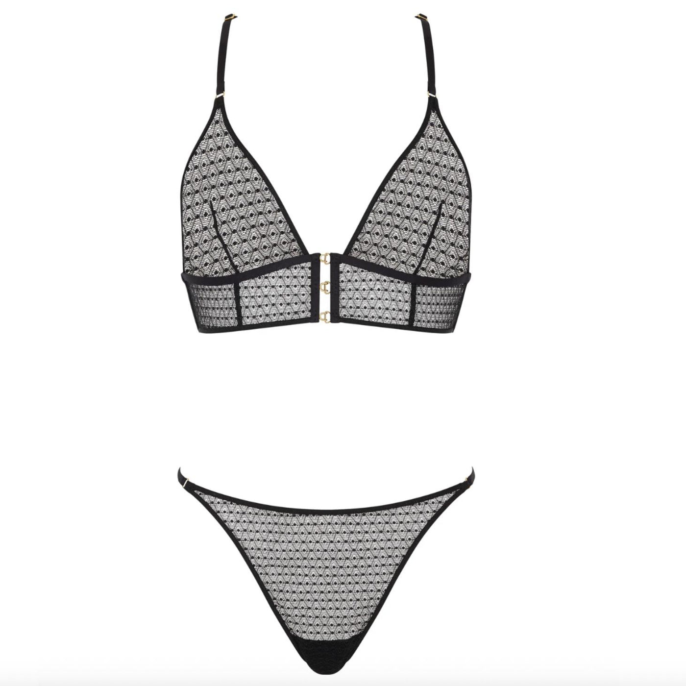 Aubade Secret Language Bra Panty Set PO80E-5-Seduction-Aubade Paris-Anna Bella Fine Lingerie, Reveal Your Most Gorgeous Self!