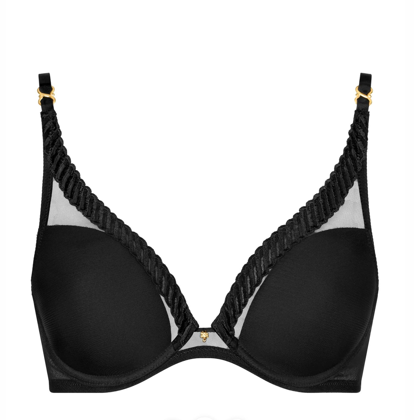 Aubade Sheer Emotion Bra in Black 4MF12-Bras-Aubade Paris-Black-32-D-Anna Bella Fine Lingerie, Reveal Your Most Gorgeous Self!