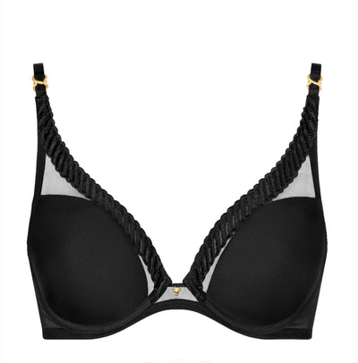 Aubade Sheer Emotion Bra in Black 4MF12-Bras-Aubade Paris-Black-32-D-Anna Bella Fine Lingerie, Reveal Your Most Gorgeous Self!