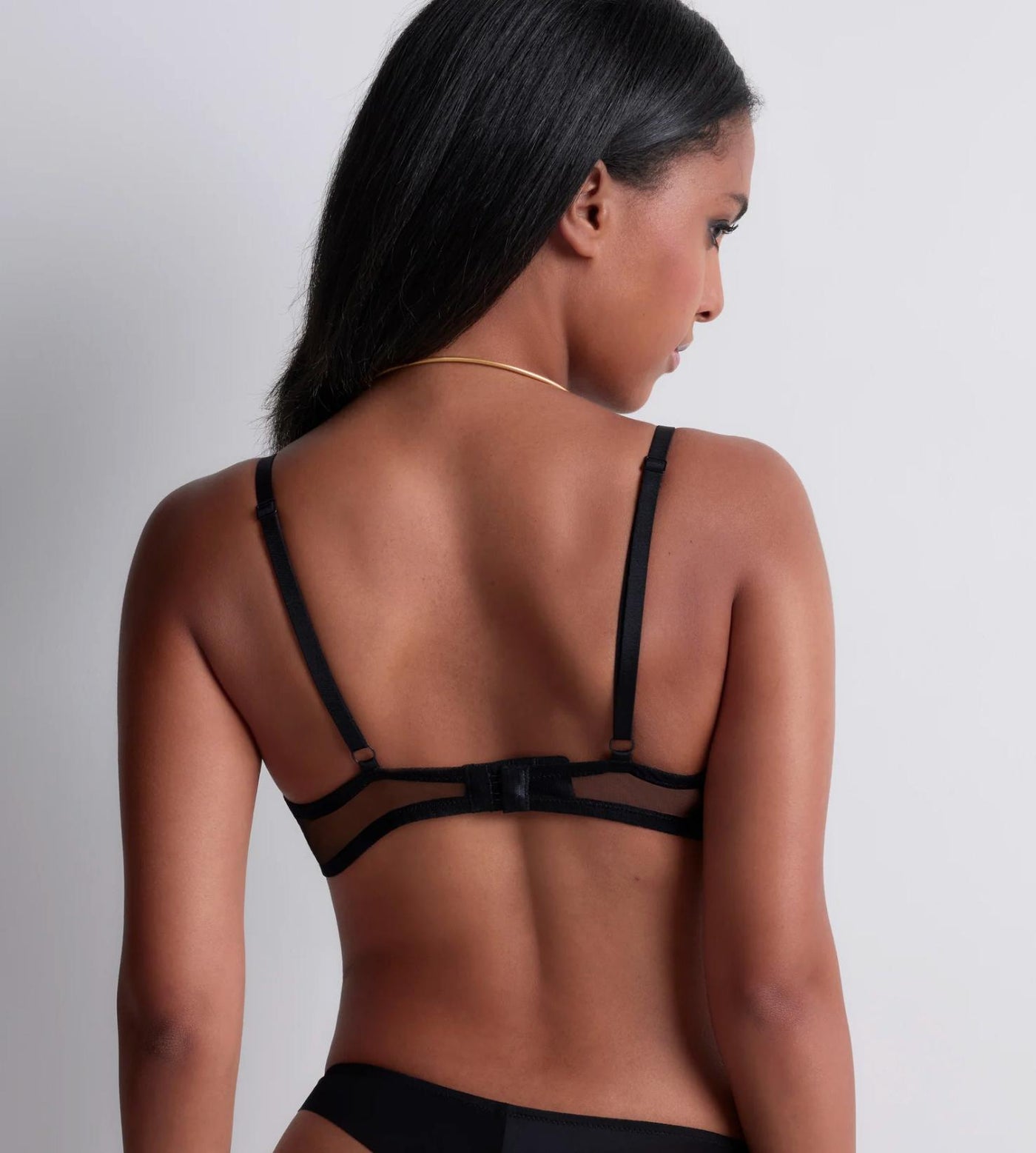 Aubade Sheer Emotion Bra in Black 4MF12-Bras-Aubade Paris-Black-32-D-Anna Bella Fine Lingerie, Reveal Your Most Gorgeous Self!