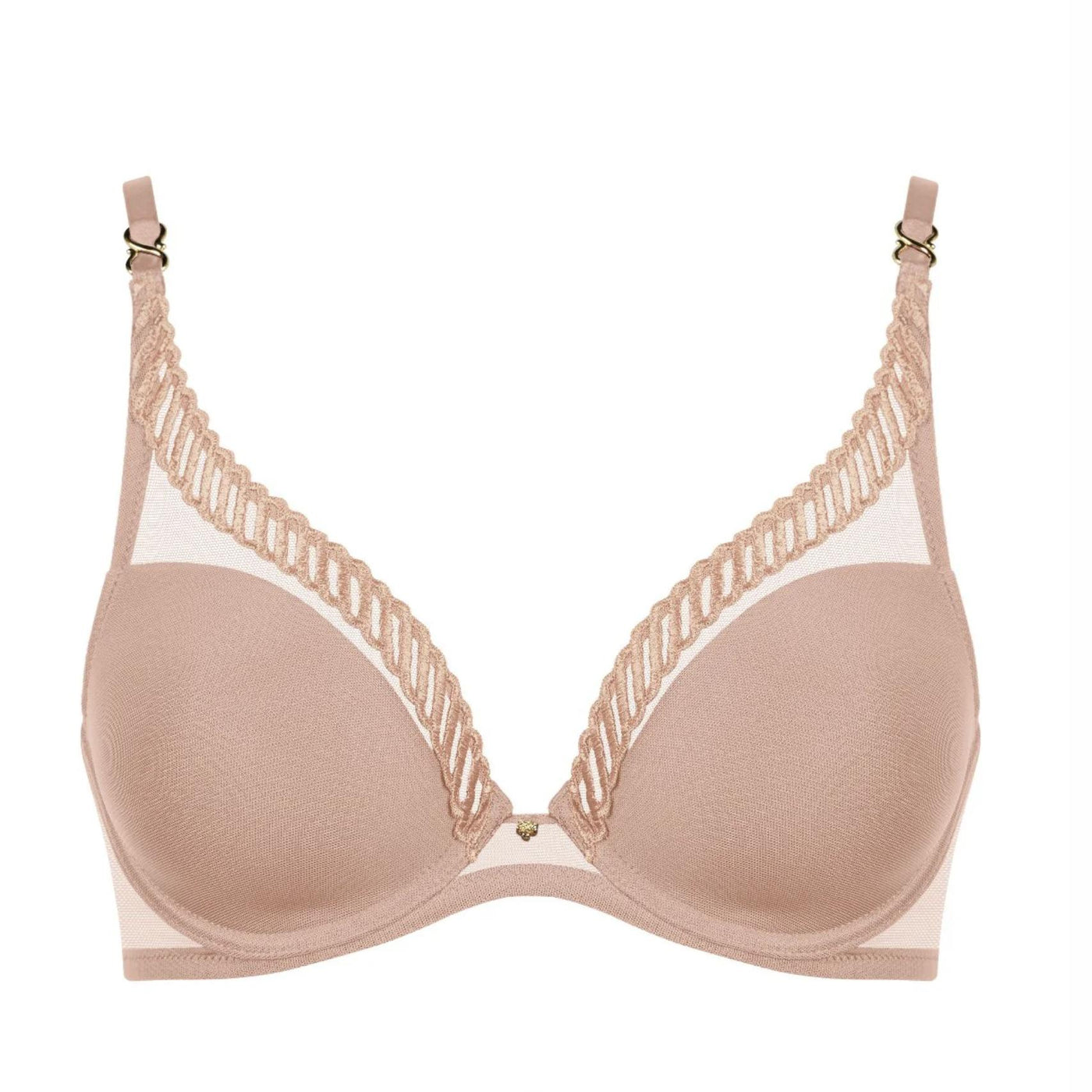 Aubade Sheer Emotion Bra in Sand 4MF12-Bras-Aubade Paris-Sand-32-C-Anna Bella Fine Lingerie, Reveal Your Most Gorgeous Self!