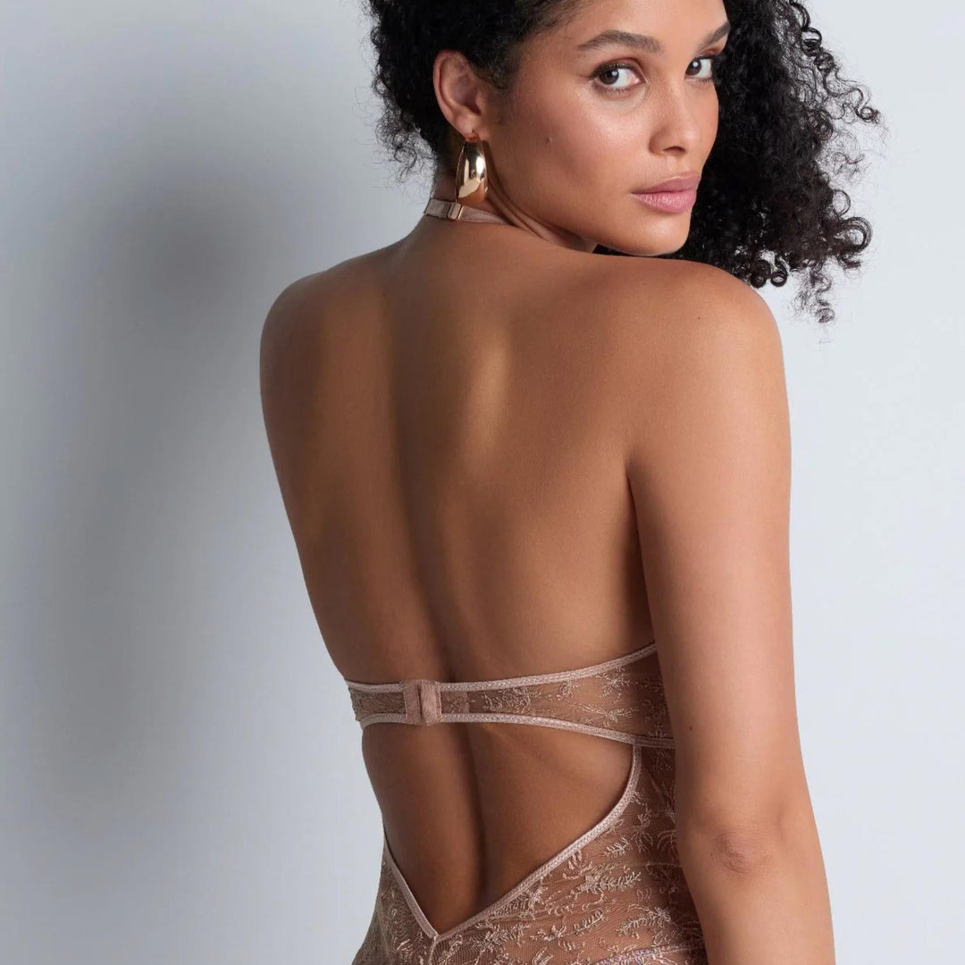 Aubade Sound of Heart Bodysuit 4C86-Bodysuit-Aubade Paris-Lavender Aura-XSmall-Anna Bella Fine Lingerie, Reveal Your Most Gorgeous Self!