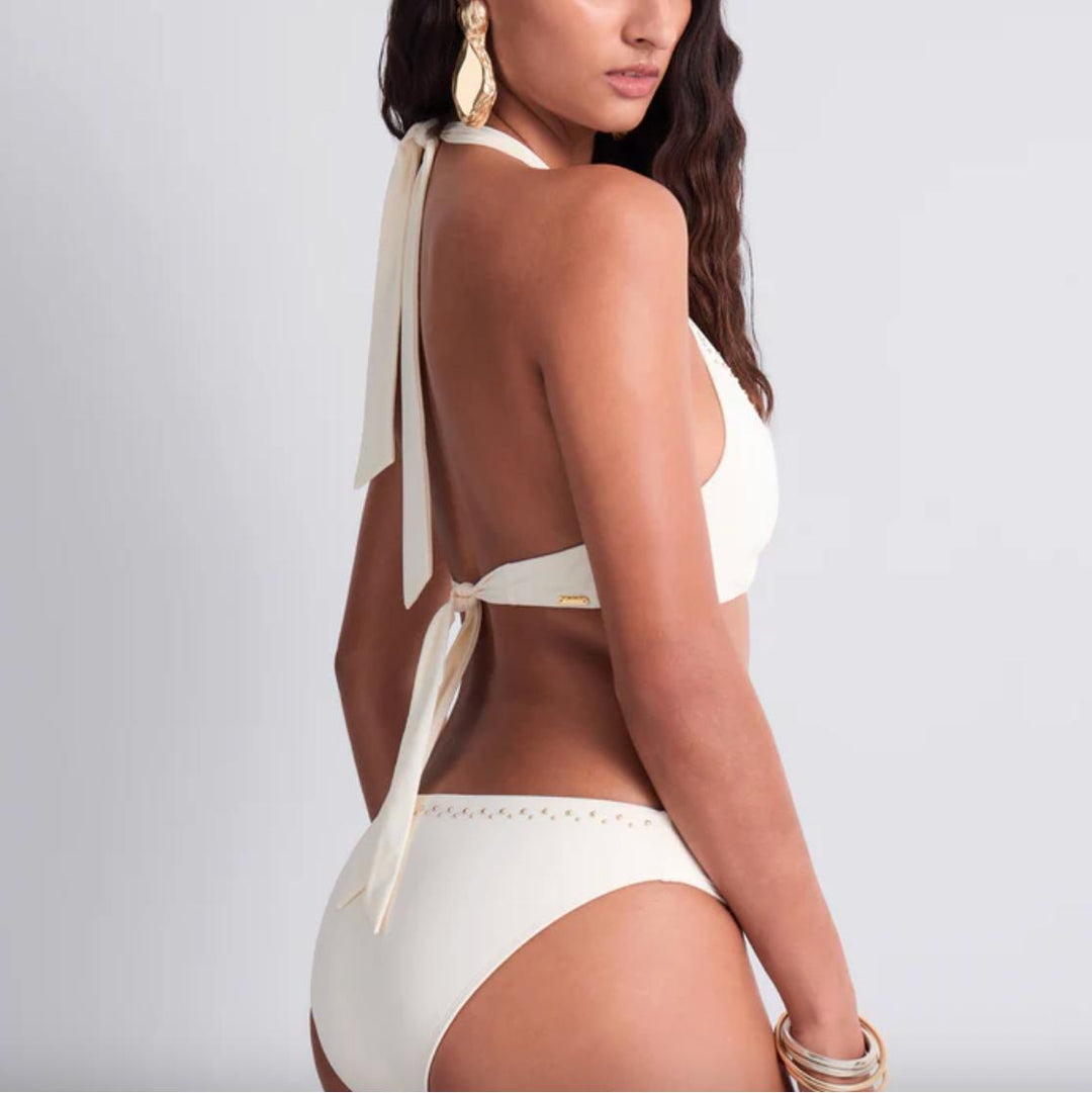 Aubade Summer Stars Brazilian Swim Brief 6P22 in Sea Pearl-Swimwear-Aubade Paris-Sea Pearl-Medium-Anna Bella Fine Lingerie, Reveal Your Most Gorgeous Self!