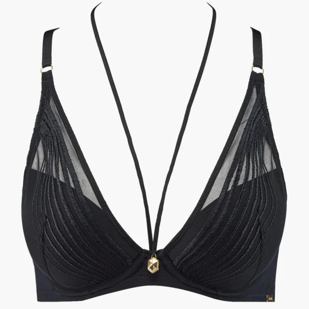 Aubade Sumptuous Waves Push Up Bra 3CN81-Bras-Aubade Paris-Smoky Attraction-32-C-Anna Bella Fine Lingerie, Reveal Your Most Gorgeous Self!
