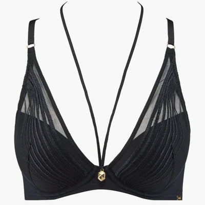 Aubade Sumptuous Waves Push Up Bra 3CN81-Anna Bella Fine Lingerie-Smoky Attraction-32-C