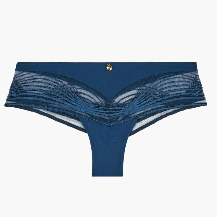 Aubade Sumtuous Waves Shorty 3C70 in Imperial Blue-Panties-Aubade Paris-Imperial Blue-XSmall-Anna Bella Fine Lingerie, Reveal Your Most Gorgeous Self!
