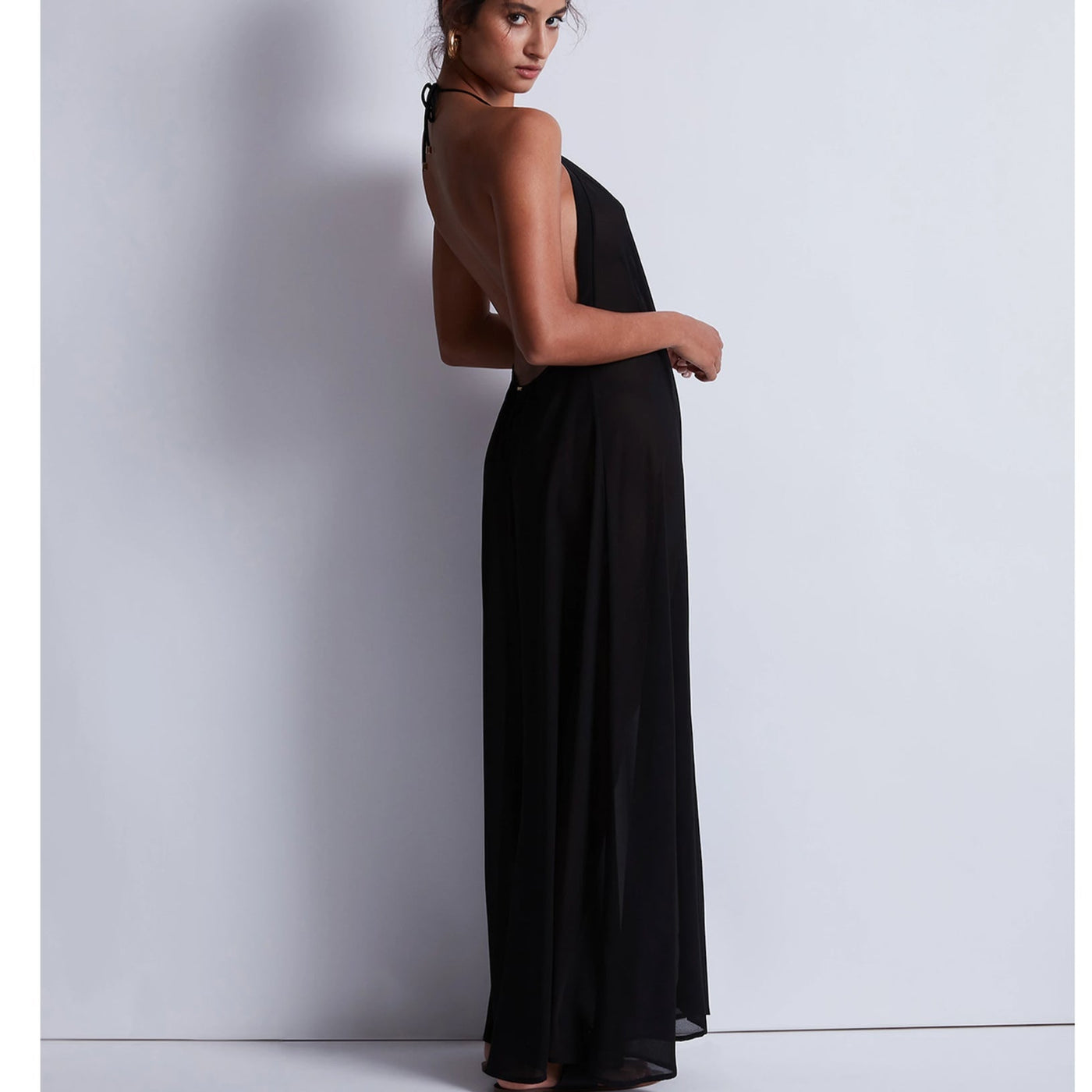 Aubade Sunset Cocktail Swim Dress in Black LZ63-Swimwear-Aubade Paris-Black-Small-Anna Bella Fine Lingerie, Reveal Your Most Gorgeous Self!