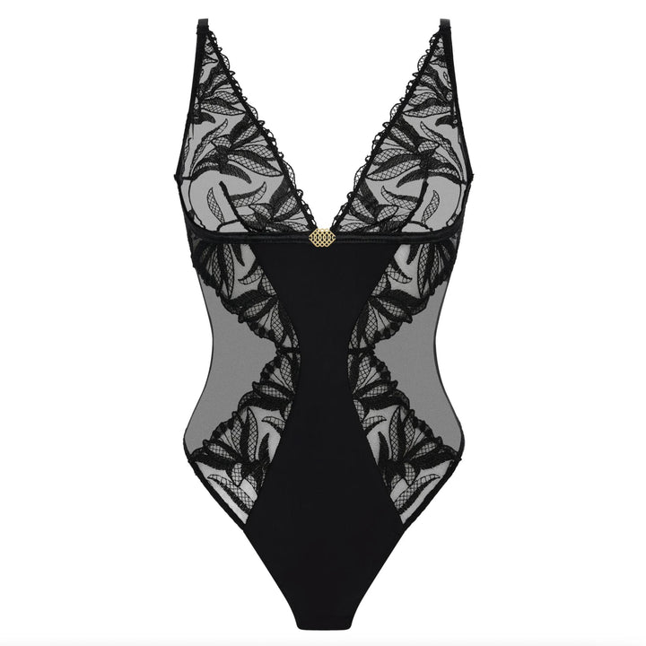 Aubade Sweet Euphoria Body in Black 6B86-Bodysuit-Aubade Paris-Black-XSmall-Anna Bella Fine Lingerie, Reveal Your Most Gorgeous Self!
