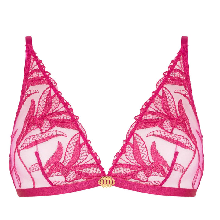 Aubade Sweet Euphoria Bralette in Passion Rose 6B10B-Bralette-Aubade Paris-Passion Rose-XSmall-Anna Bella Fine Lingerie, Reveal Your Most Gorgeous Self!