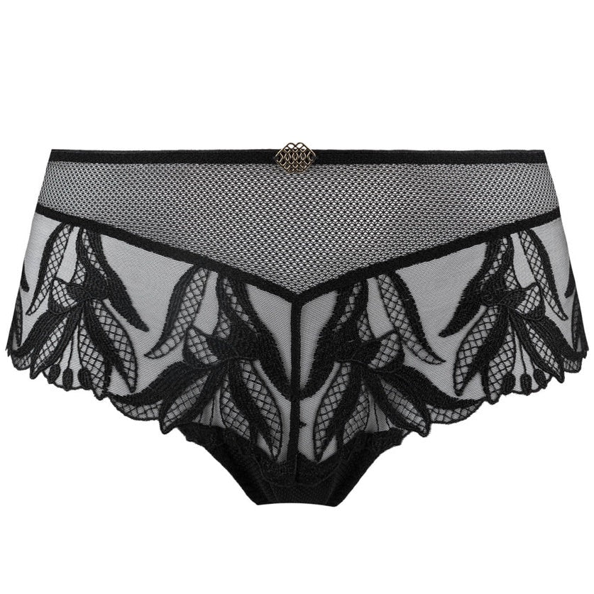 Aubade Sweet Euphoria Cheeky Brief in Black 6B70-Anna Bella Fine Lingerie-Black-XSmall-