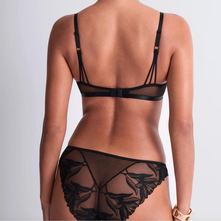 Aubade Sweet Euphoria Italian Brief in Black 6B27-Panties-Aubade Paris-Black-XSmall-Anna Bella Fine Lingerie, Reveal Your Most Gorgeous Self!