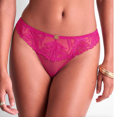 Aubade Sweet Euphoria Tanga in Passion Rose 6B26-Anna Bella Fine Lingerie-Passion Rose-XSmall-