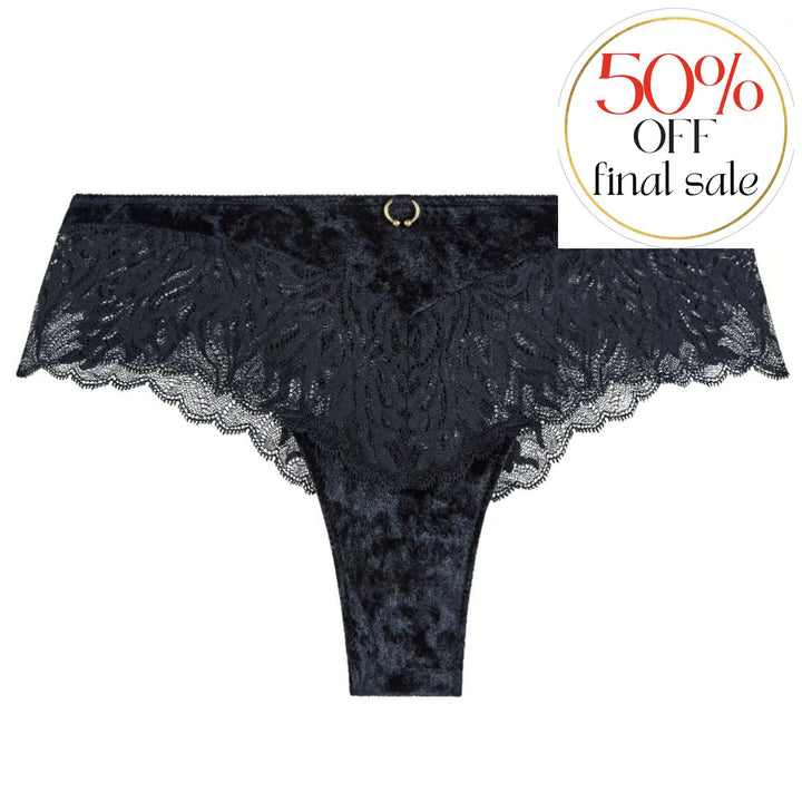 Aubade The Night Before Cheeky Brief 3I70-Panties-Aubade Paris-Blackbird-Small-Anna Bella Fine Lingerie, Reveal Your Most Gorgeous Self!