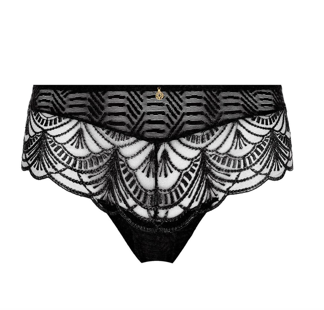 Aubade Vibes Cheeky Brief in Black 2B70-Panties-Aubade Paris-Black-XSmall-Anna Bella Fine Lingerie, Reveal Your Most Gorgeous Self!