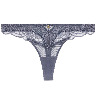 Aubade Vibes Tanga in Denim 2B26-Anna Bella Fine Lingerie-Denim-XSmall-
