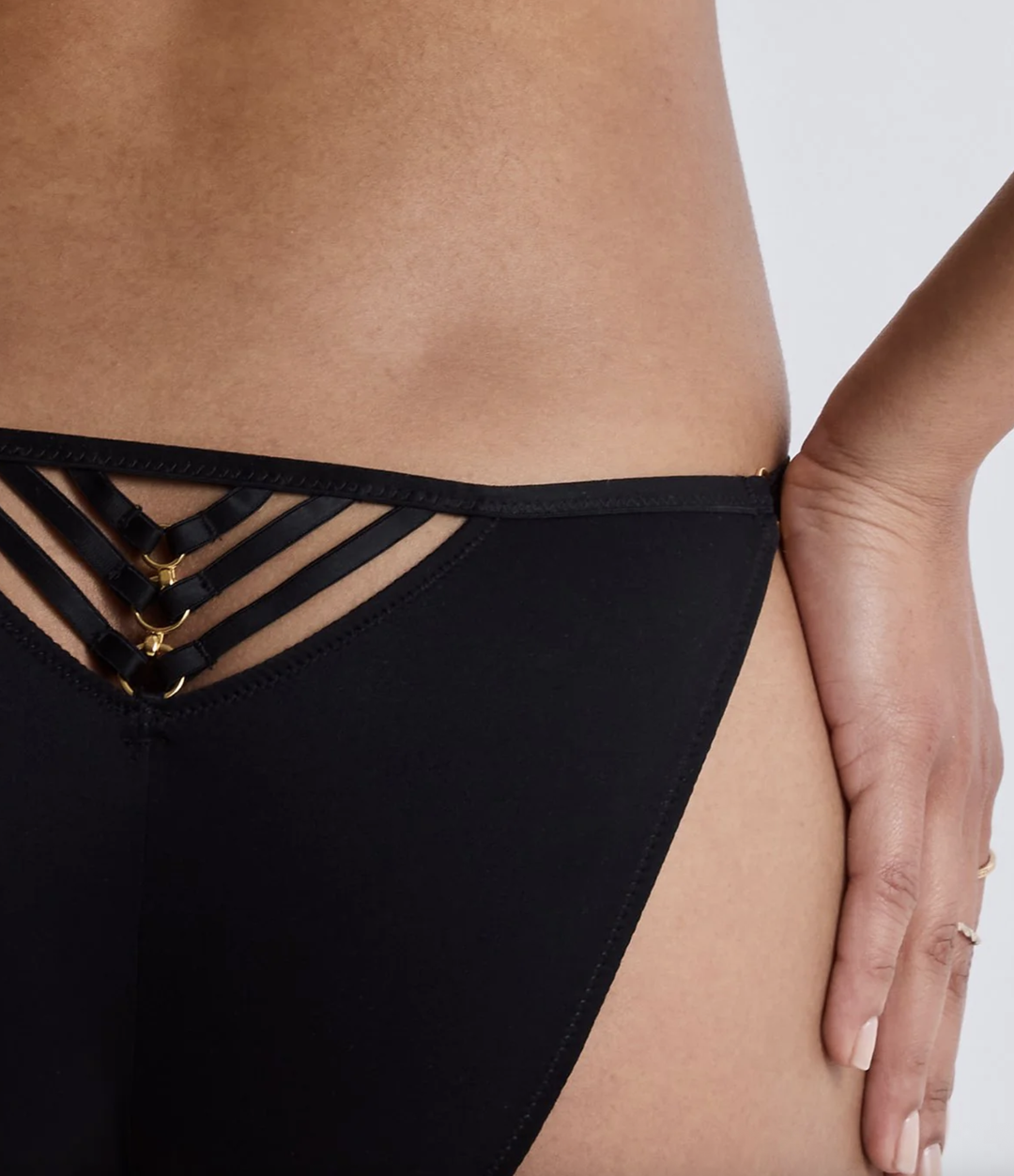 Aubade Vodoo Kiss Hipster Brief in Black 3D20-Panties-Aubade Paris-Black-Small-Anna Bella Fine Lingerie, Reveal Your Most Gorgeous Self!