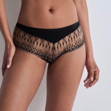 Aubade Voodoo Kiss Shorty in Black 3D70-Panties-Aubade Paris-Black-XSmall-Anna Bella Fine Lingerie, Reveal Your Most Gorgeous Self!