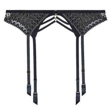 Aubade Voodoo Kiss Suspender Belt in Black 3D50-Anna Bella Fine Lingerie-Black-XSmall-