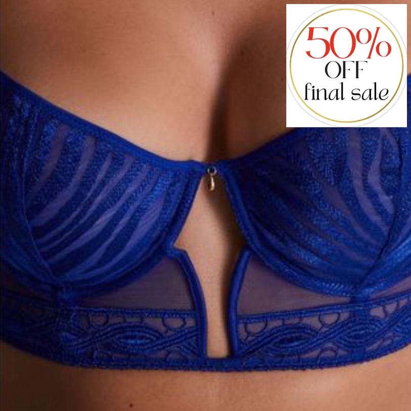 Aubade Wild Pulse Bustier 2G36-Anna Bella Fine Lingerie-Blue Sensation-32-B