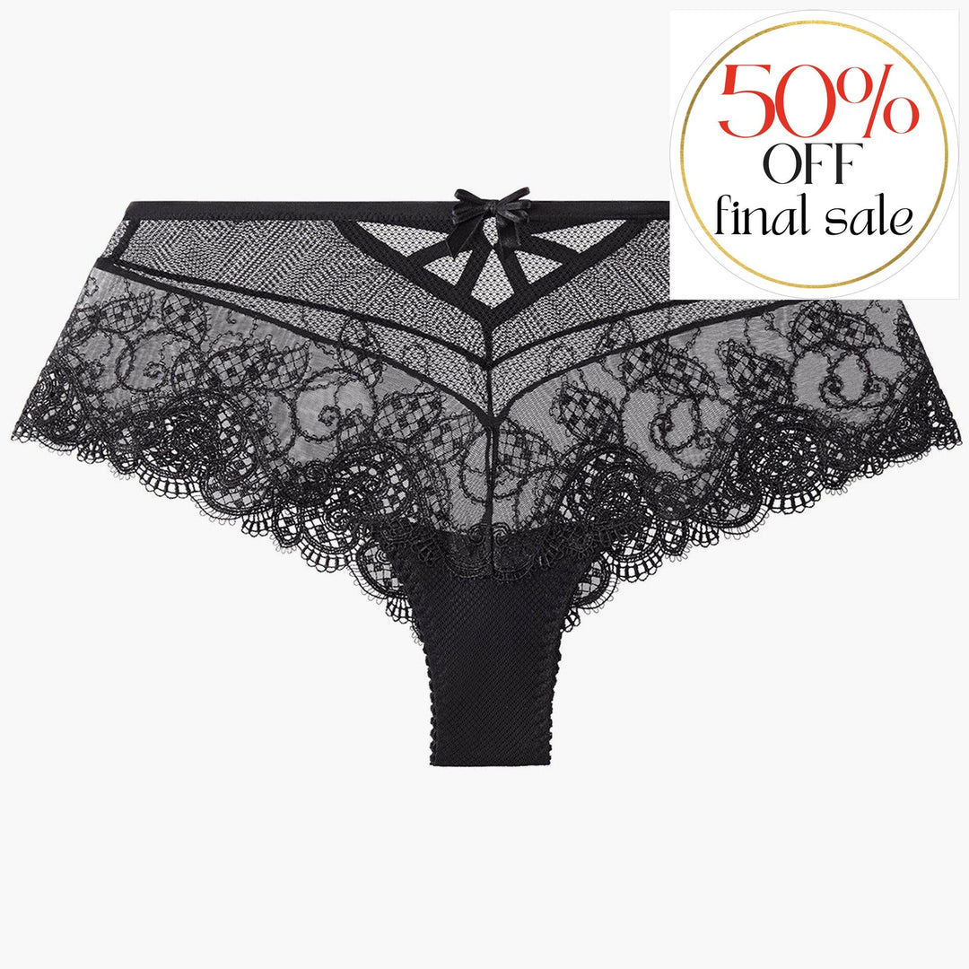 Aubade a La Folie St. Tropez Brief QI70-6-Panties-Aubade Paris-Kohl-XSmall-Anna Bella Fine Lingerie, Reveal Your Most Gorgeous Self!