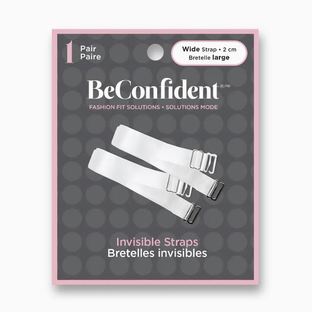 BeConfident Fashion Fit Solutions Clear Wide Straps 2cm-Support Essentials-FashionFitSolutions-Clear-2cm-Anna Bella Fine Lingerie, Reveal Your Most Gorgeous Self!