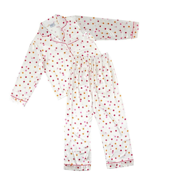 Bella Confetti PJ Set P2600-Sleepwear-Bella Sleep &amp; Spa-Confetti-Small-Anna Bella Fine Lingerie, Reveal Your Most Gorgeous Self!