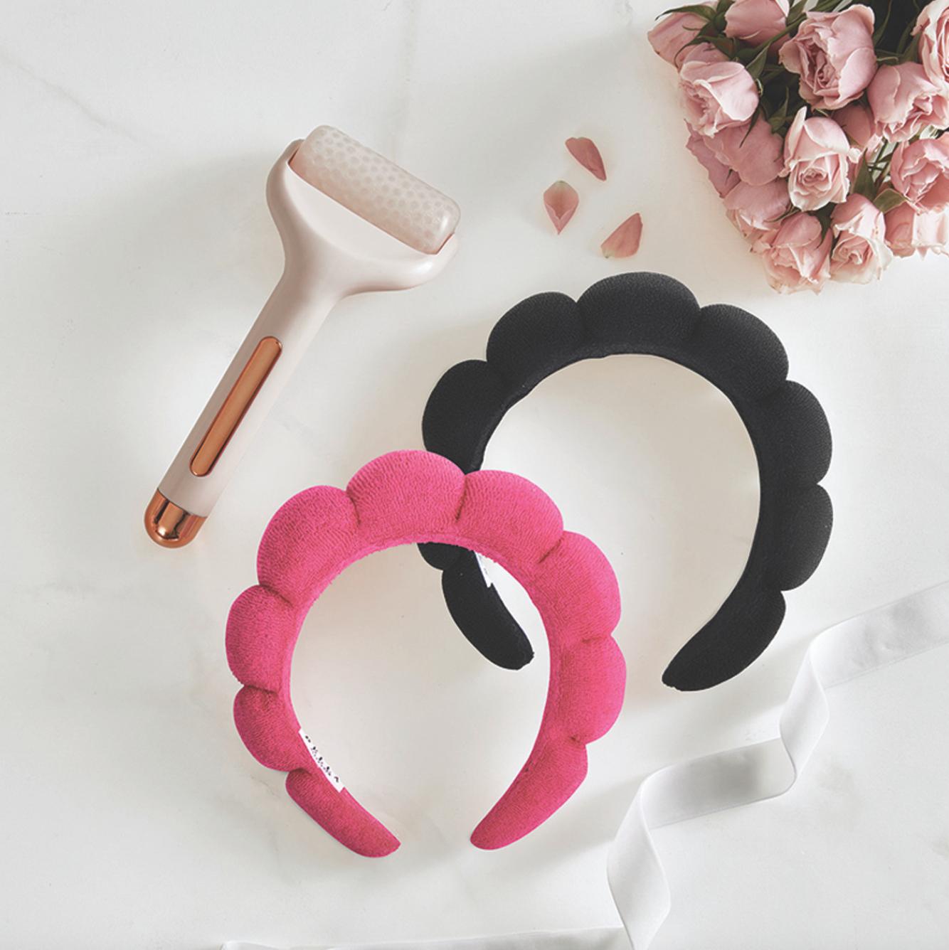 Bella Makeup Headband in Black R0783-Anna Bella Fine Lingerie-