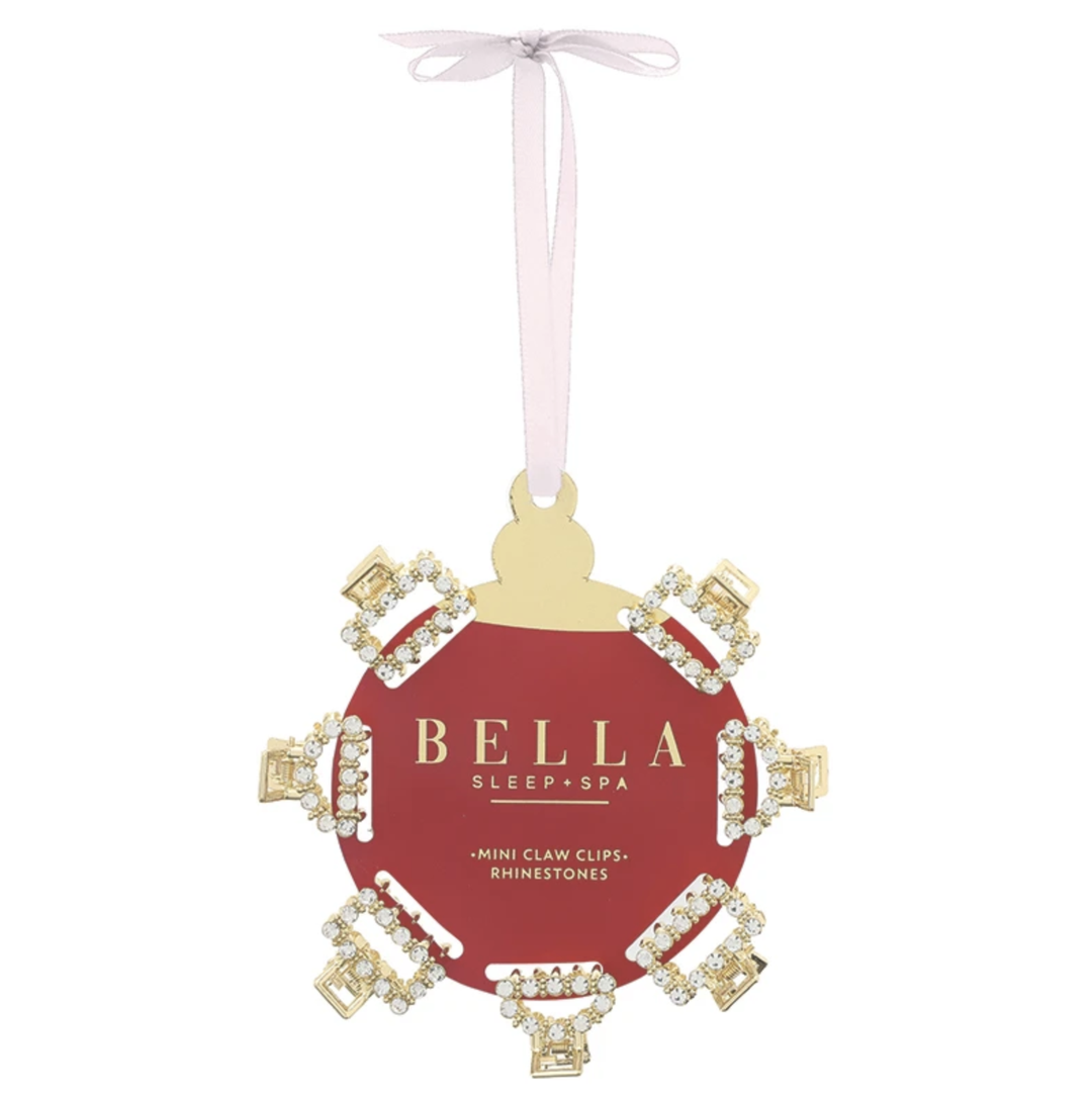 Bella Mini Claw Clips with Rhinestones (Set of 7)-Bath & Beauty-Bella Sleep & Spa-Anna Bella Fine Lingerie, Reveal Your Most Gorgeous Self!