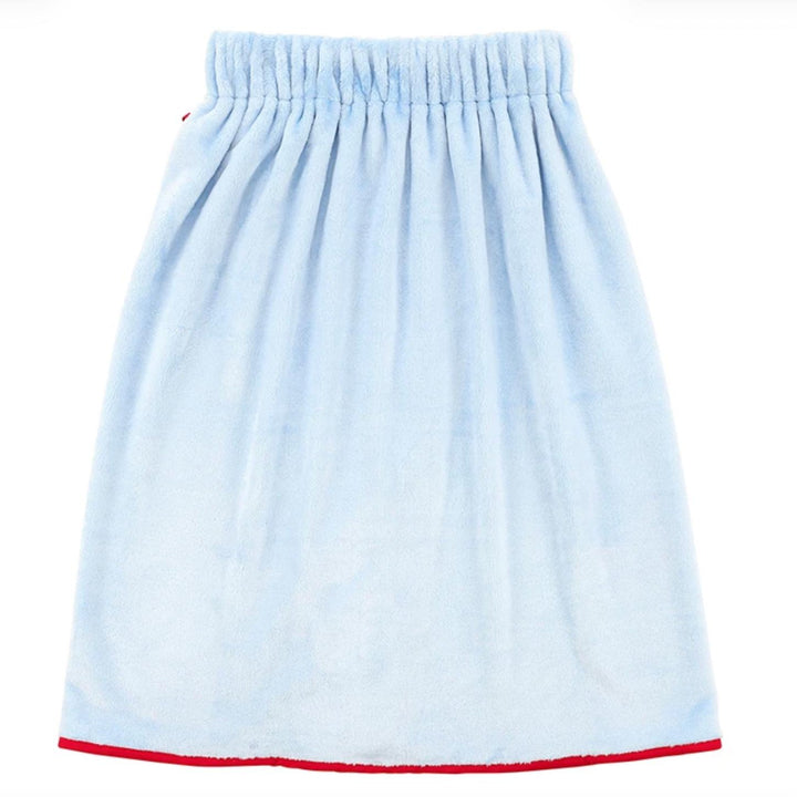 Bella Spa Wrap Droopy Bow in Blue and Red T1997-Bath &amp; Beauty-Bella Sleep &amp; Spa-Anna Bella Fine Lingerie, Reveal Your Most Gorgeous Self!