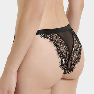Bluebella Alessia Panty in Black 41867-Panties-Bluebella-Black-XSmall-Anna Bella Fine Lingerie, Reveal Your Most Gorgeous Self!