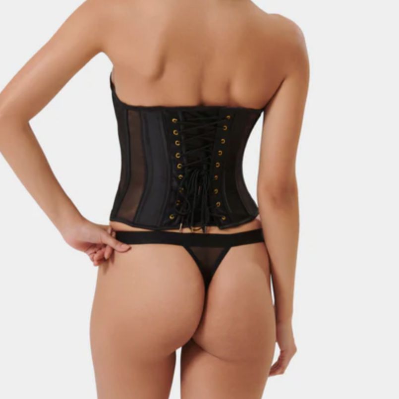 Bluebella Ana Corset in Black 42401-Anna Bella Fine Lingerie-Black-XSmall-