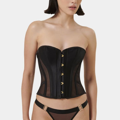 Bluebella Ana Corset in Black 42401-Anna Bella Fine Lingerie-Black-XSmall-