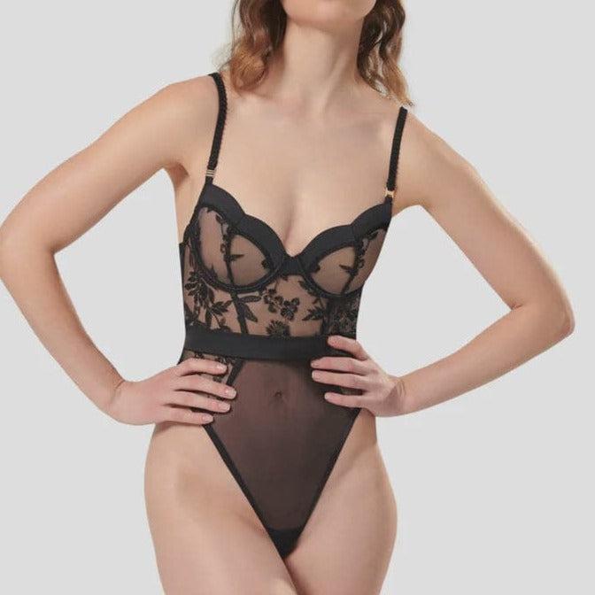 Bluebella Cassandra Wired Body 41942-Anna Bella Fine Lingerie-Black-32-B